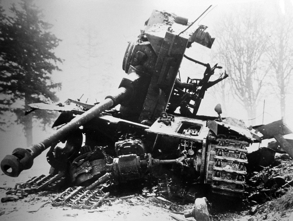 Тигр 2 в Арденнах 1944