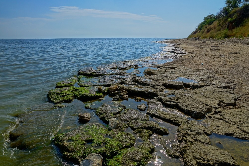 Хутор Рожок на азовском море рядом с которым обнаружены поселения людей каменного века.