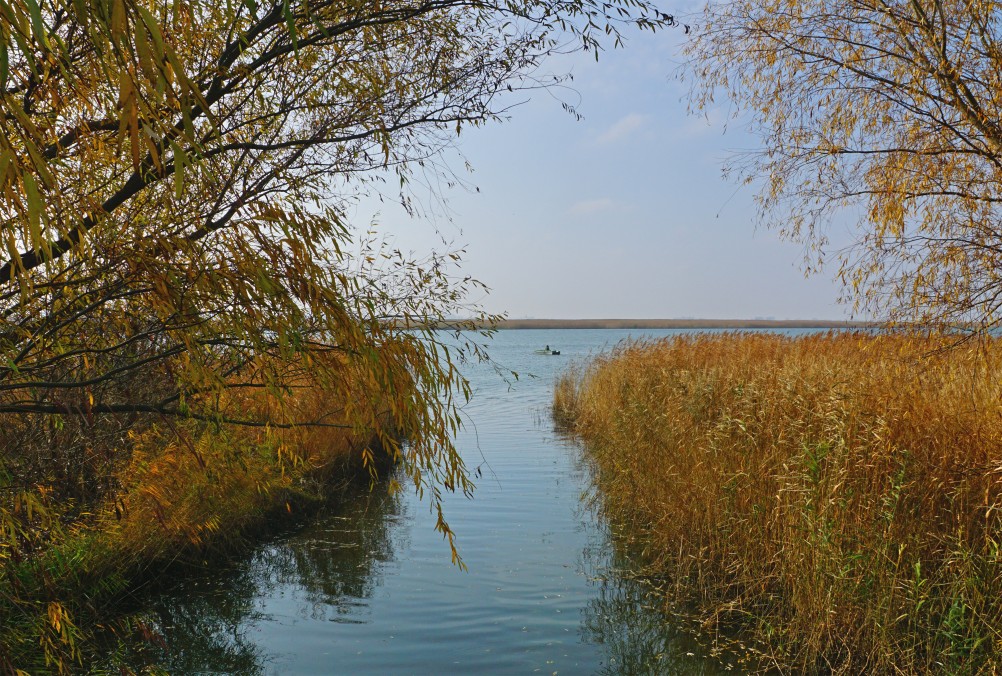 Осень в хуторах Дугино и Обуховка на реке Каланча
