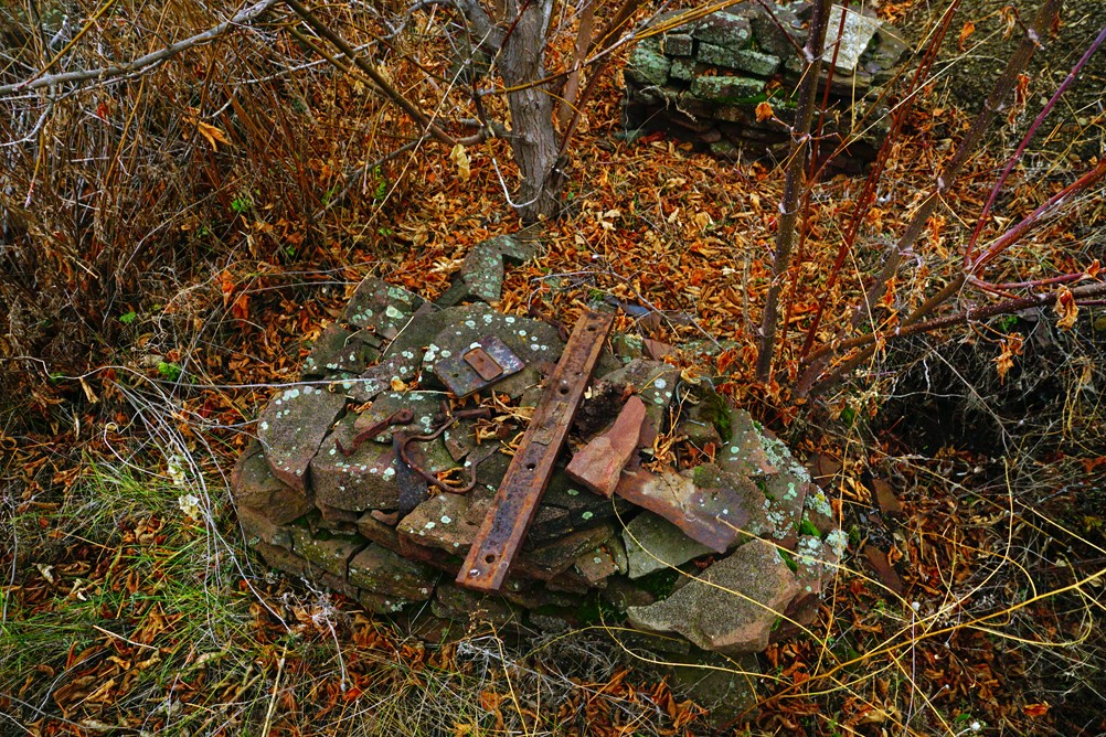Фундаменты церкви в хуторе Голубинка Белокалитвенского района