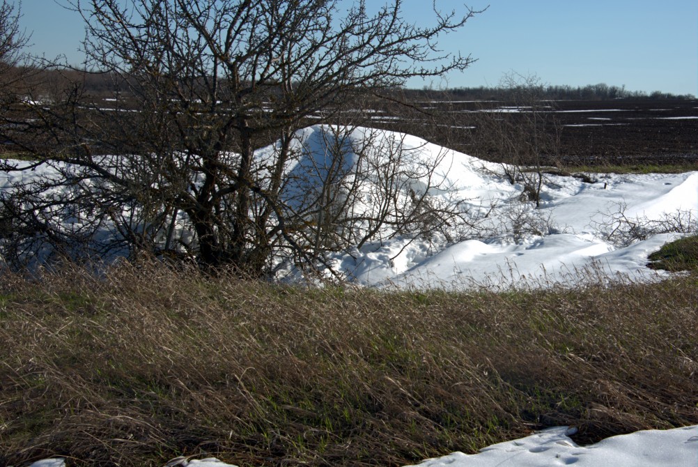 На реке Кундрючьей, Северском Донце и Быстрой, по следам снежной бури случившейся 30-го марта 2023 года.
