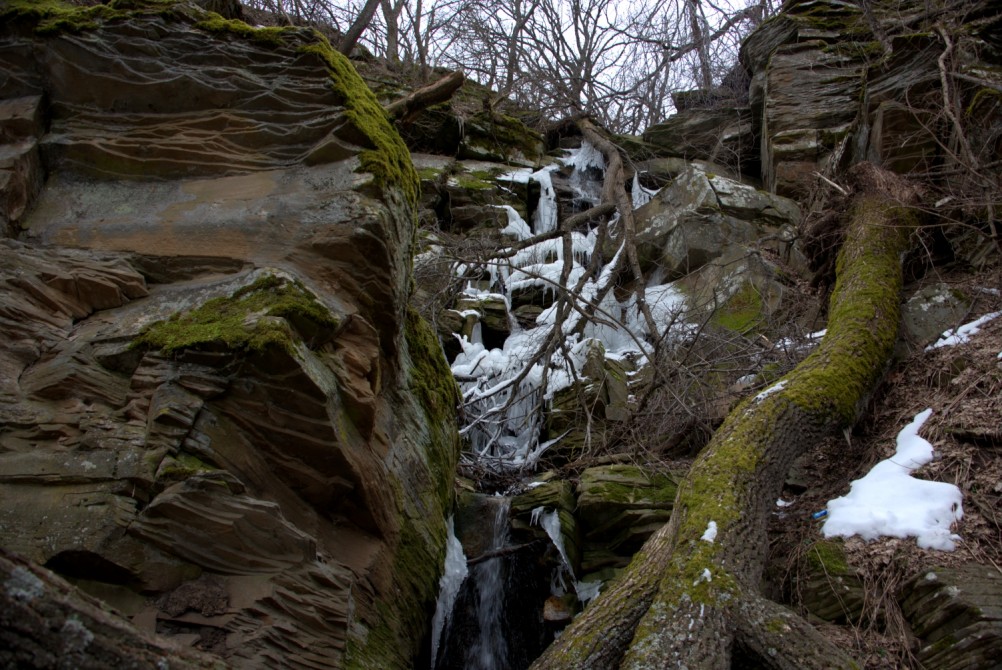 Водопад у Северского Донца