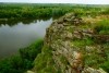 Скалы над Северским Донцом у хутора Хоботок