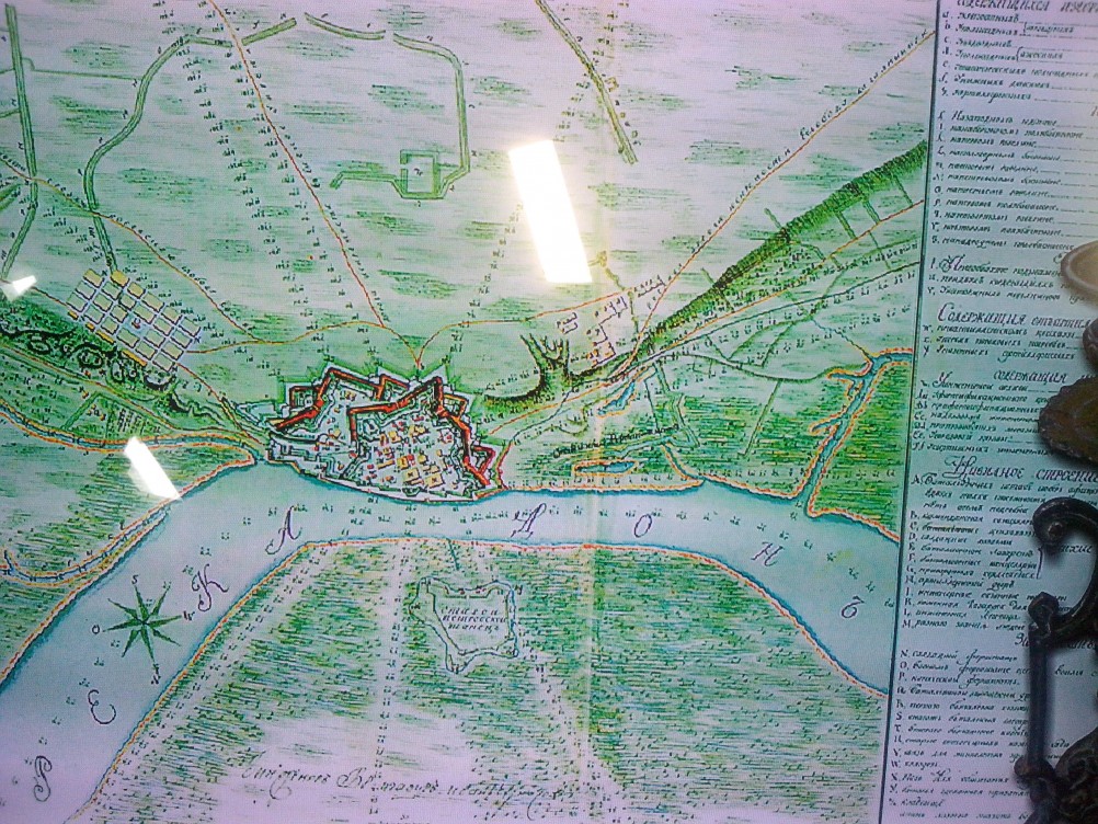 Карта из Азовского музея