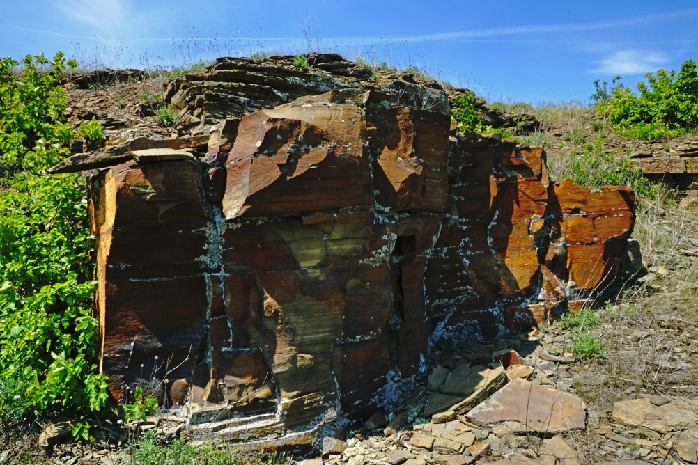 Скалы на реке Кундрючья у хутора Голубинка