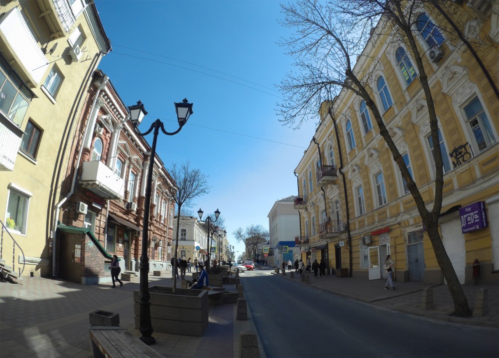 Переулок Газетный в старом Ростове