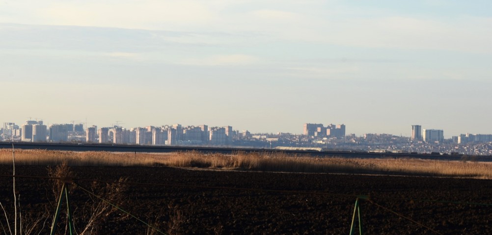 Вид на Ростов-на-Дону из донского займища