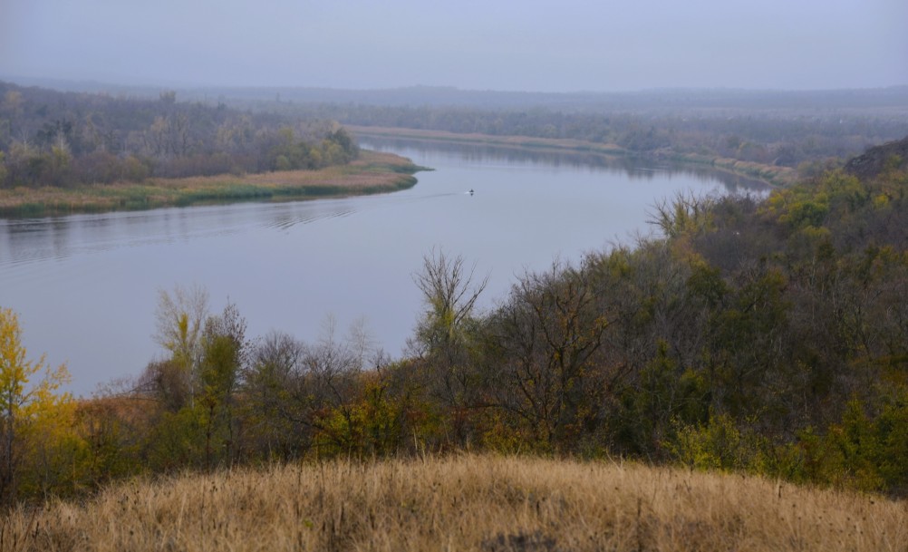 Скалы на Северском Донце между устьем Быстрой и скалой Западня