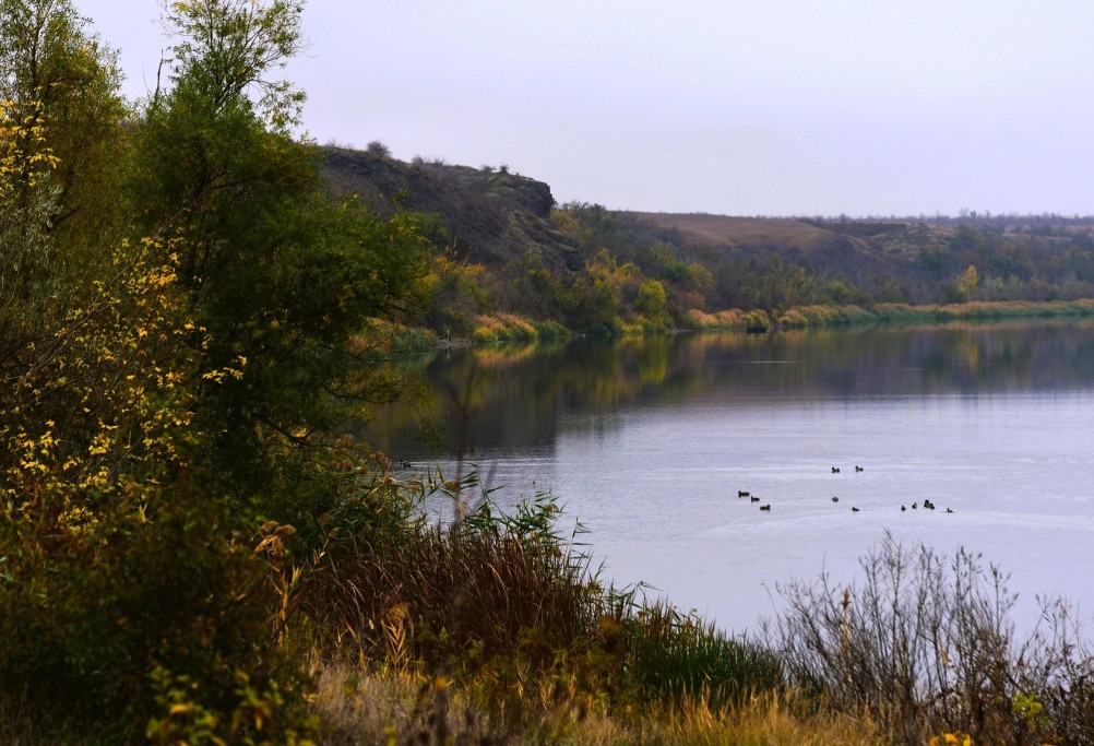 Скалы на Северском Донце между устьем Быстрой и скалой Западня