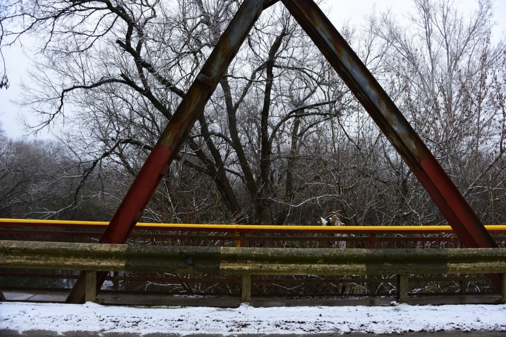 Декабрьский снег на Миусе