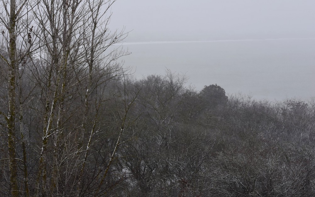 Метель в Таганрогском заливе у Займо-Обрыв, Маргаритово, Семибалках и Чумбур-косе