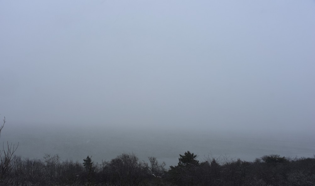 Метель в Таганрогском заливе у Займо-Обрыв, Маргаритово, Семибалках и Чумбур-косе