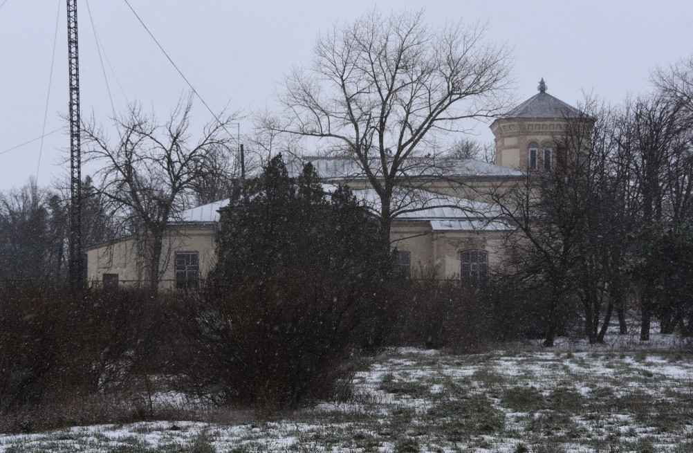 Метель в Таганрогском заливе у Займо-Обрыв, Маргаритово, Семибалках и Чумбур-косе