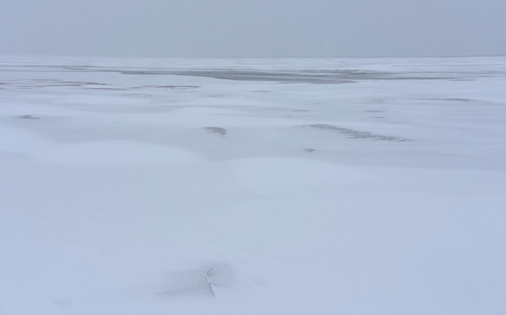 Метель в Таганрогском заливе у Займо-Обрыв, Маргаритово, Семибалках и Чумбур-косе