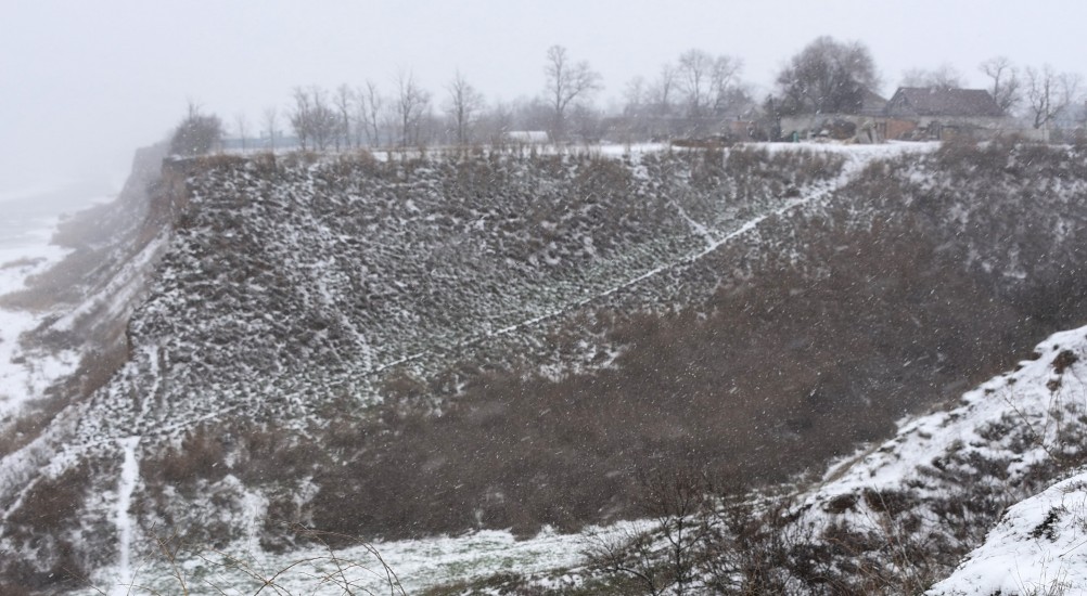 Метель в Таганрогском заливе у Займо-Обрыв, Маргаритово, Семибалках и Чумбур-косе