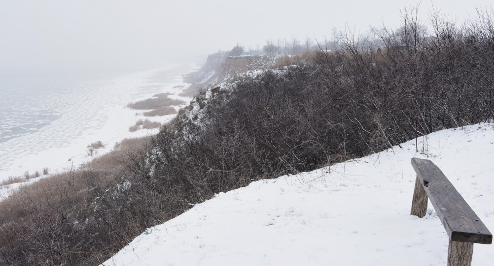Метель в Таганрогском заливе у Займо-Обрыв, Маргаритово, Семибалках и Чумбур-косе
