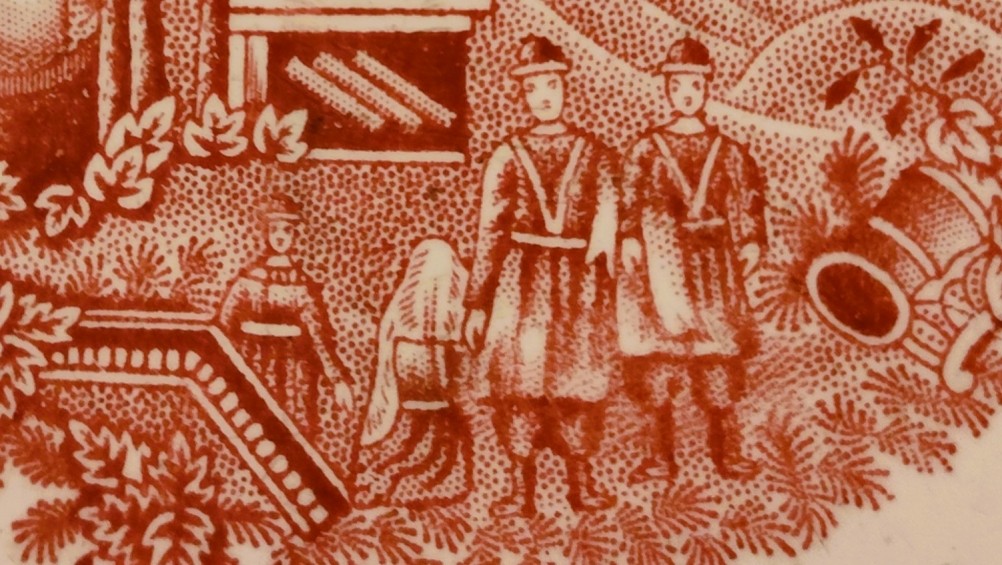 Тарелка из музея истории Ростова на Дону