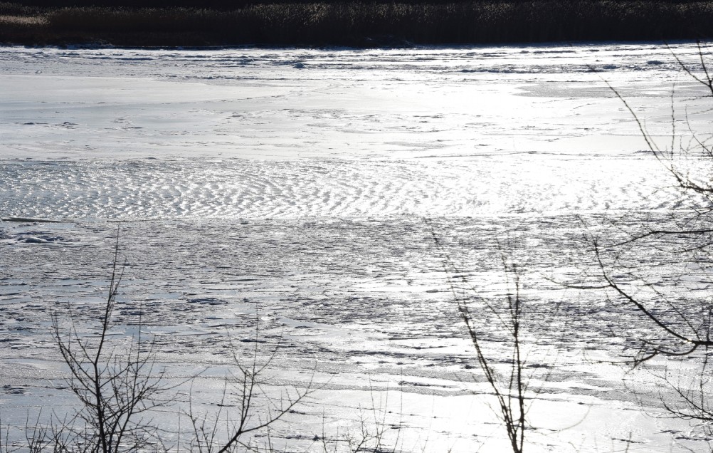 Стрелка Дона и Аксая в Крещенские морозы