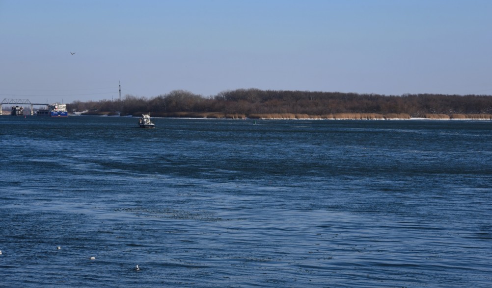 Январским ясным днём на набережной Ростова-на-Дону