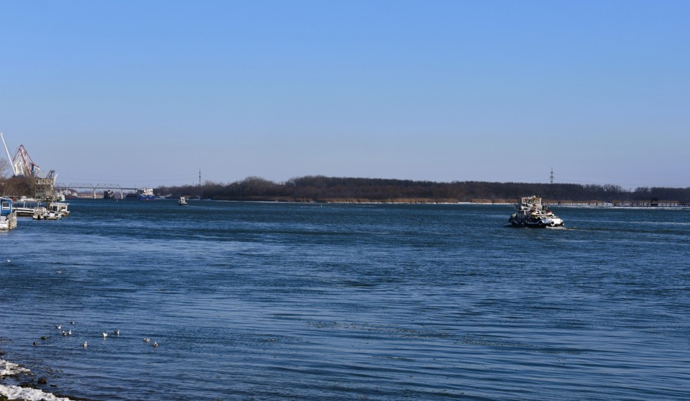 Январским ясным днём на набережной Ростова-на-Дону