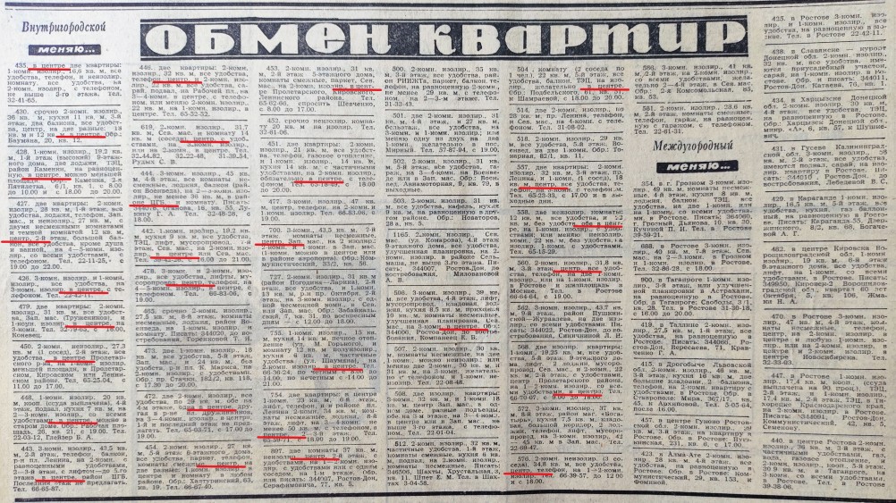 Обмен квартир в СССР