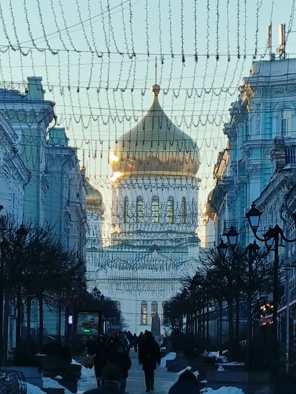Морозное утро в переулке Соборном