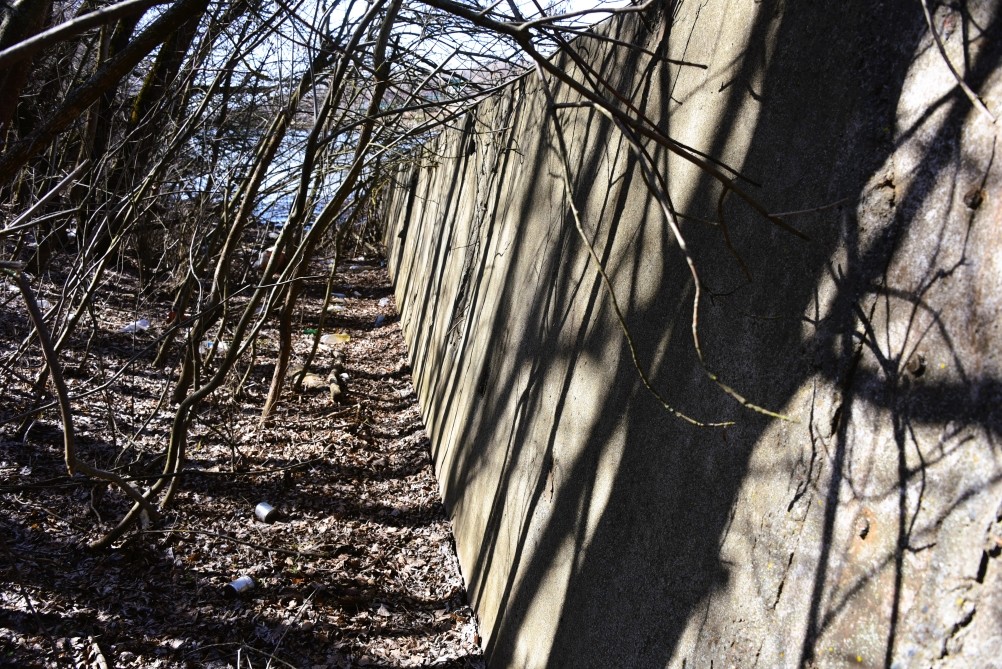 Бетонный корабль в реке Аксай