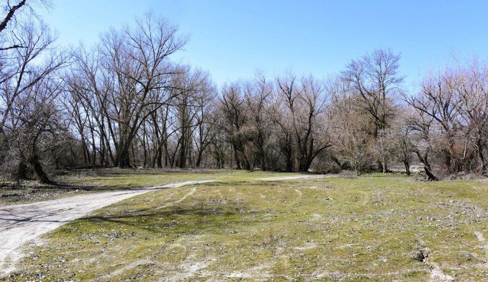 Бетонный корабль в реке Аксай