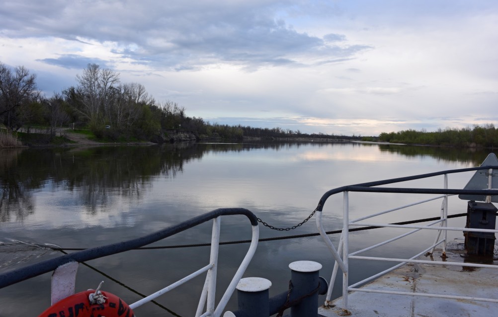 Небо над паромом