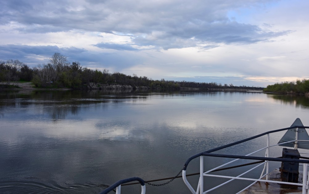 Небо над паромом