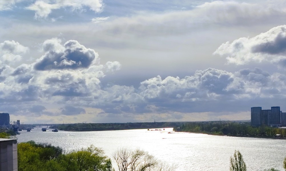 Снеговые тучи над Ростовом