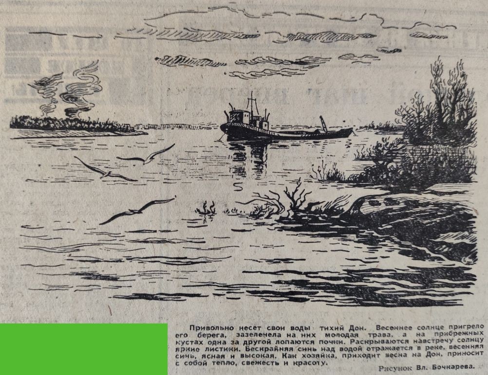 Ростов на Дону в 1966 г. на страницах областной газеты Молот.