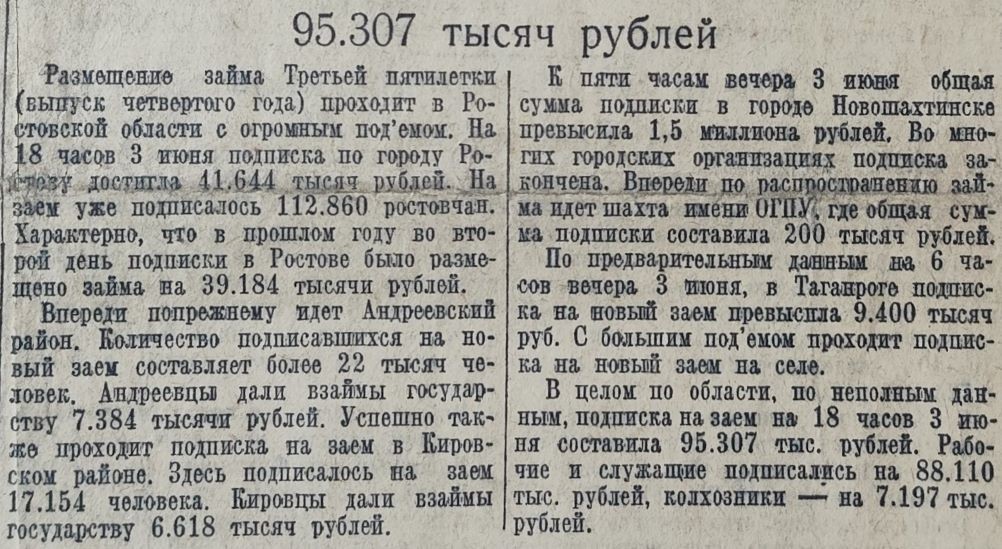 Областная газета Молот за 04.06.1941