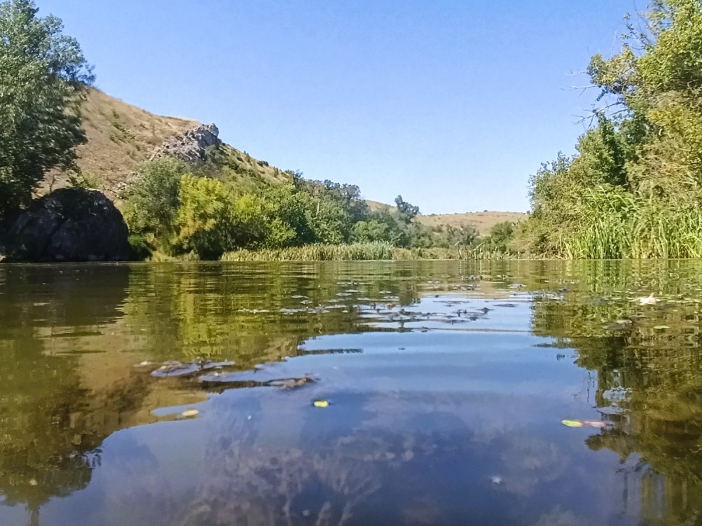 Белая скала на Калитве, водяной и старая гребля