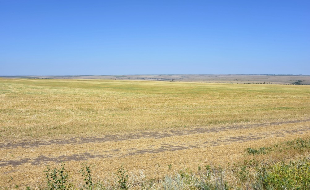 Долина Кундрючьей после уборки урожая
