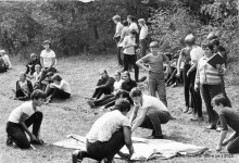 Установка туристической палатки 01