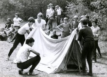 Установка туристической палатки 02