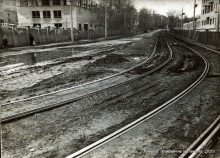 Вид на СК-4 с поворота 1-го трамвая (Образцовая-Матросская)