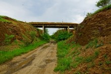Вокзал, Донецкий кряж, железная дорога, ласточка, гнездо