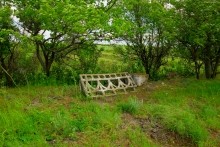 Вокзал, Донецкий кряж, железная дорога, ласточка, гнездо