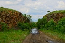 Вокзал, Донецкий кряж, железная дорога, ласточка, гнездо