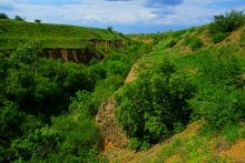 Памятник природы "Обнажение горных пород", Каменно-угольный период, Железная дорога Лихая - Изварино