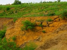 Памятник природы "Обнажение горных пород", Каменно-угольный период, Железная дорога Лихая - Изварино
