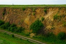 Памятник природы "Обнажение горных пород", Каменно-угольный период, Железная дорога Лихая - Изварино