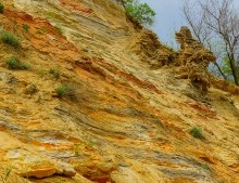 Песчанная радуга цимлянских берегов, Древние берега Цимлы, Цимлянские обрывы