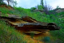 Песчанная радуга цимлянских берегов, Древние берега Цимлы, Цимлянские обрывы
