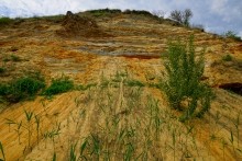 Песчанная радуга цимлянских берегов, Древние берега Цимлы, Цимлянские обрывы