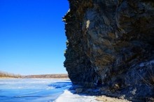 Скала у хутора Западной над Северским Донцом