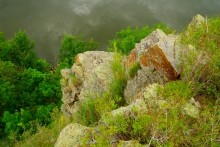 Скалы над Северским Донцом у хутора Хоботок