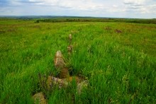 Верхнесазонов, исчезнувший хутор, долина камней, развалины исчезнувшего хутора Верхнесазонов, гигантский загон для скота